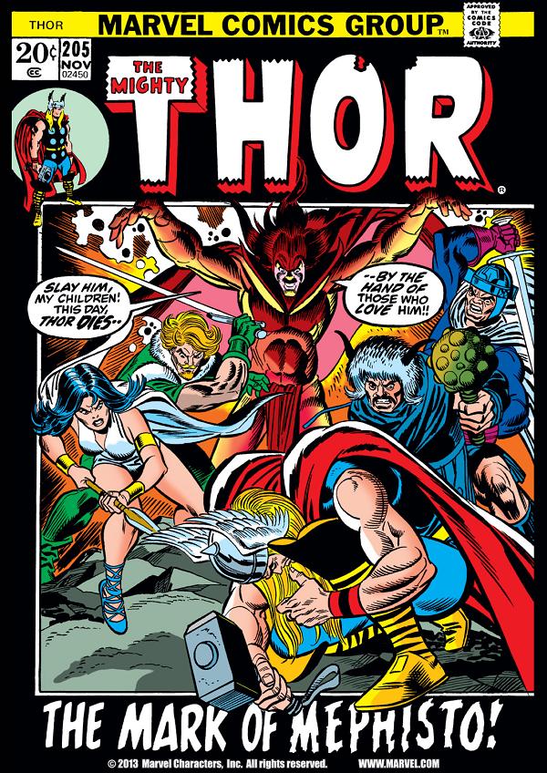 Thor #205  cover