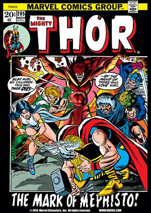 Thor #205 cover