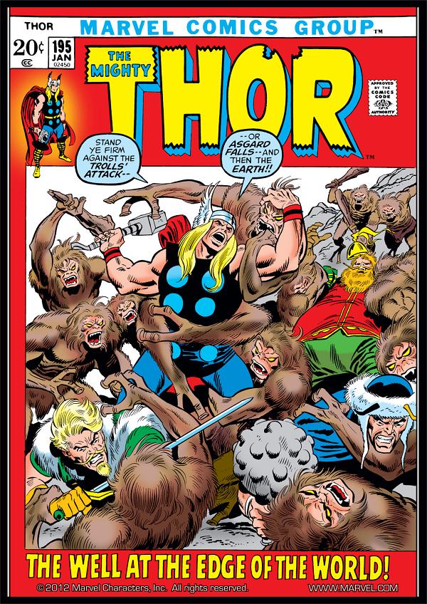 Thor #195  cover