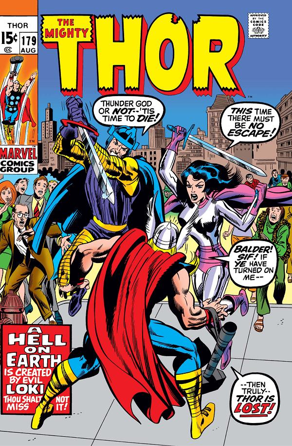 Thor #179  cover