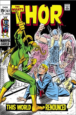 Thor #167 cover