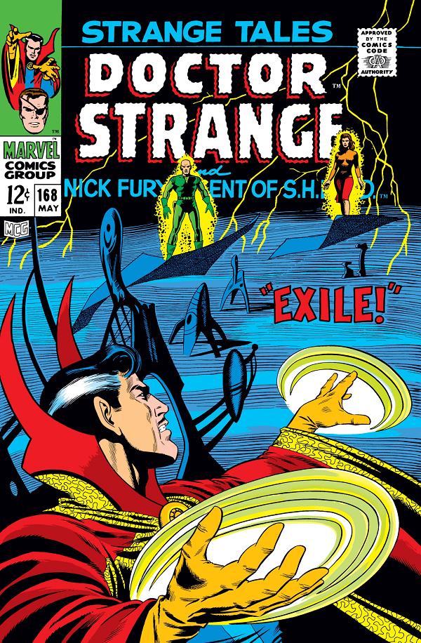 Strange Tales #168  cover