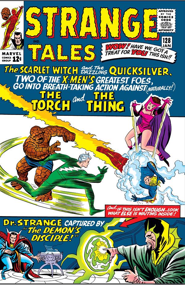 Strange Tales #128  cover