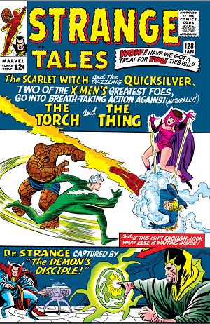 Strange Tales #128  cover