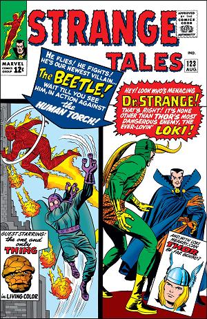 Strange Tales #123 cover