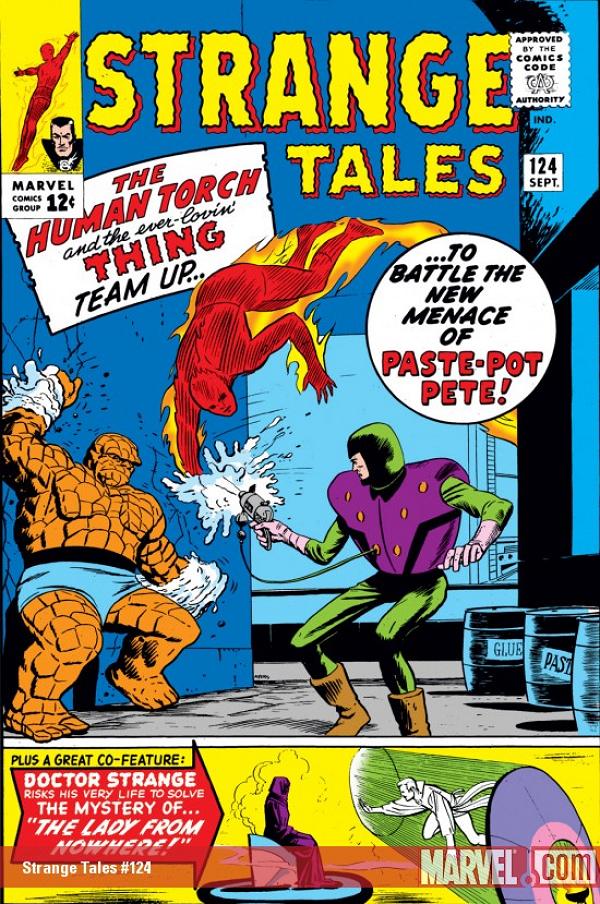 Strange Tales #124  cover