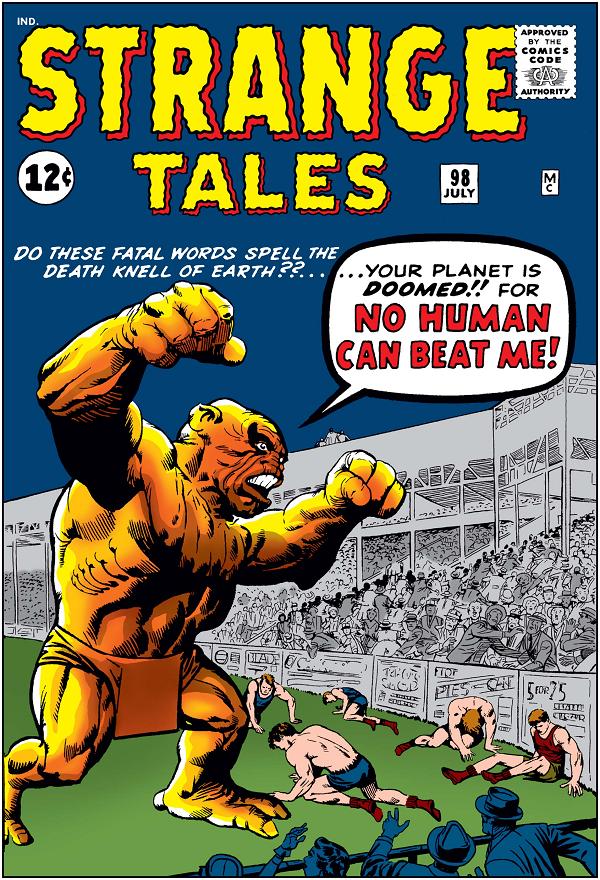 Strange Tales #98  cover