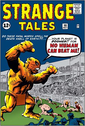 Strange Tales #98 cover