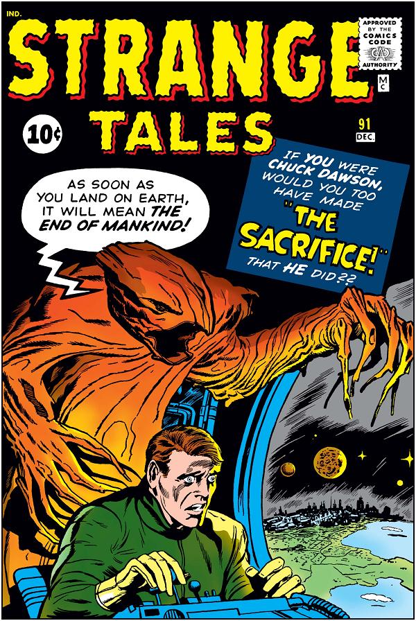 Strange Tales #91  cover