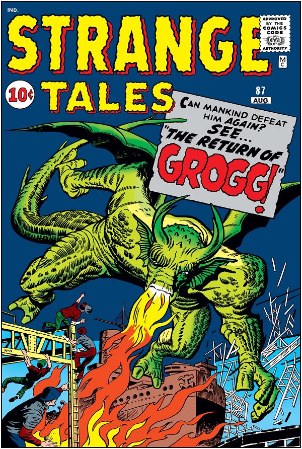 Strange Tales #87  cover