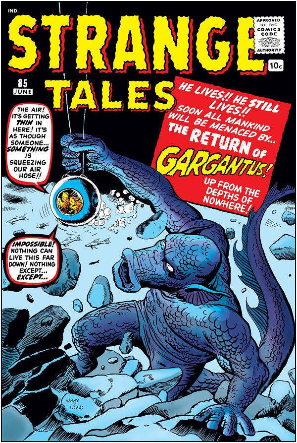 Strange Tales #85  cover