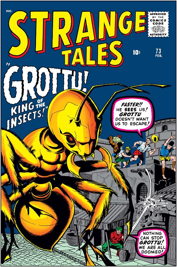 Strange Tales #73  cover