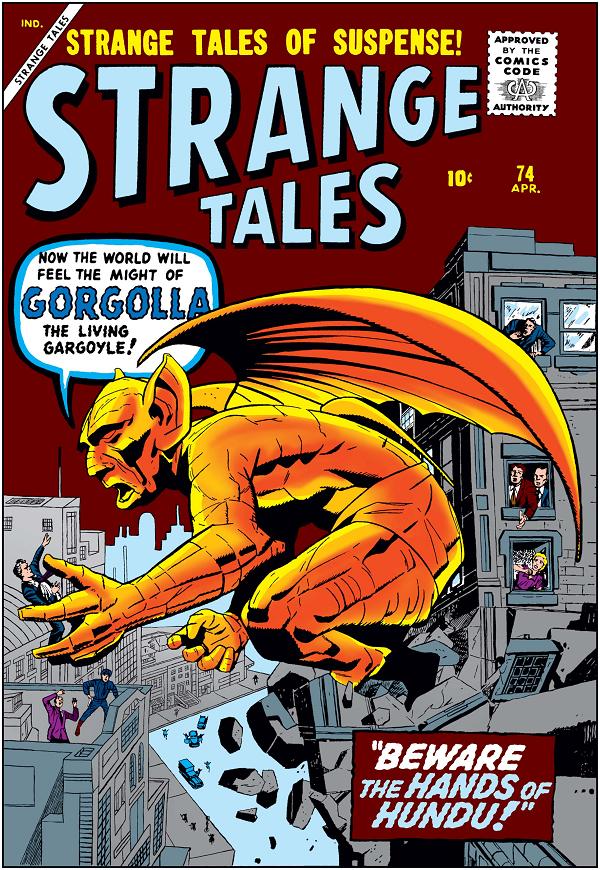 Strange Tales #74  cover