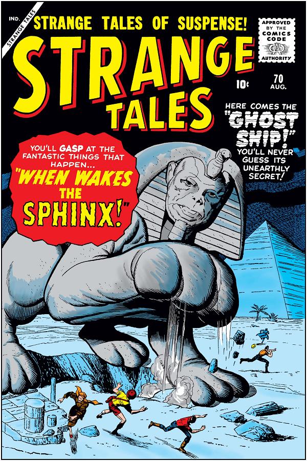Strange Tales #70  cover