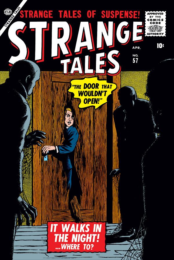 Strange Tales #57  cover