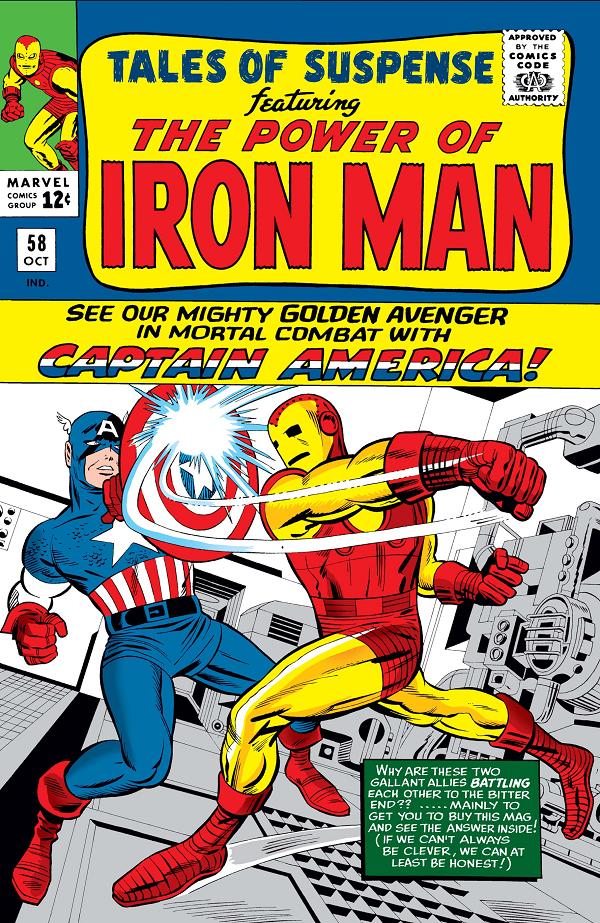Tales Of Suspense #58  cover