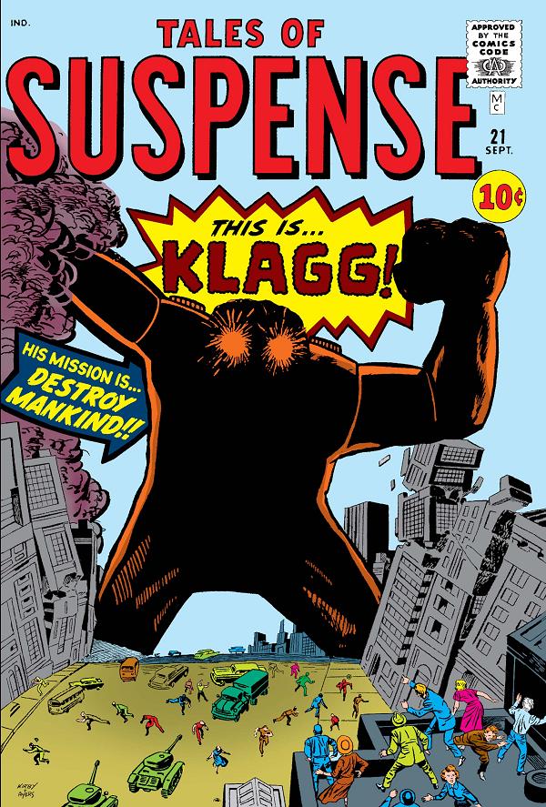Tales Of Suspense #21  cover