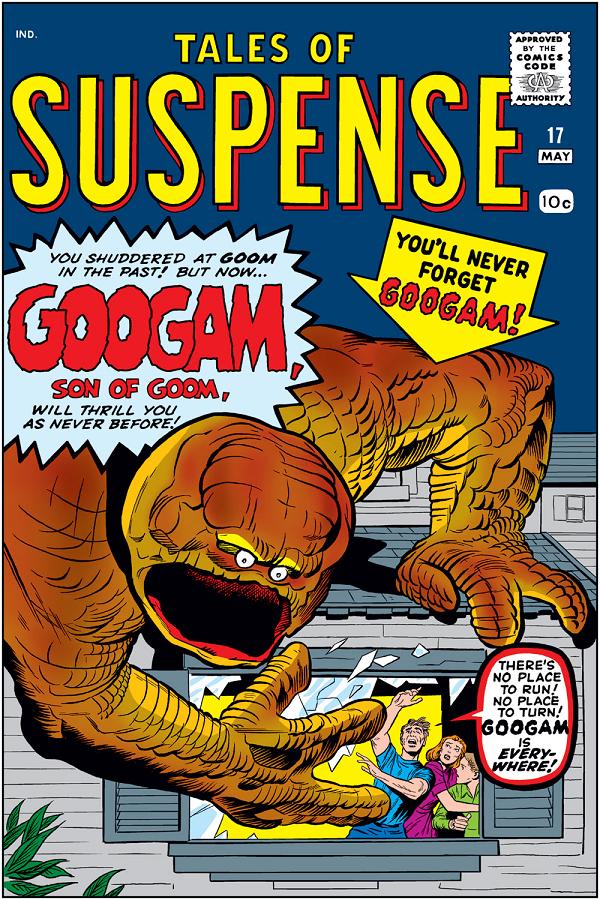 Tales Of Suspense #17  cover