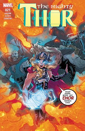 Mighty Thor #21 cover