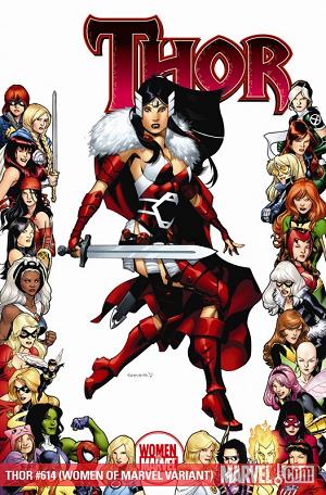 Thor #614 (WOMEN OF MARVEL cover
