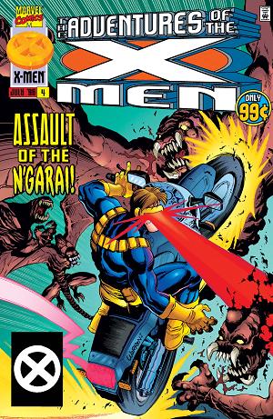Adventures Of The X-Men #4 cover
