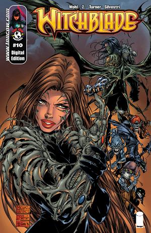 Witchblade #10 cover