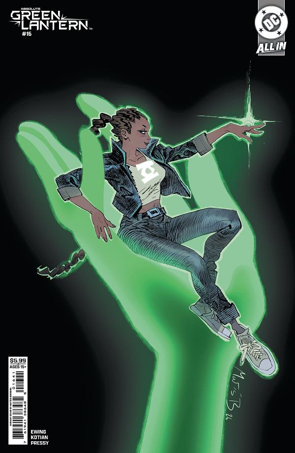 Absolute Green Lantern #16 CVR D CVR D MATIAS BERGARA CARD STOCK cover