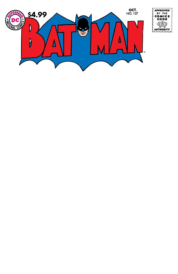 Batman #127 variant cover by Blank