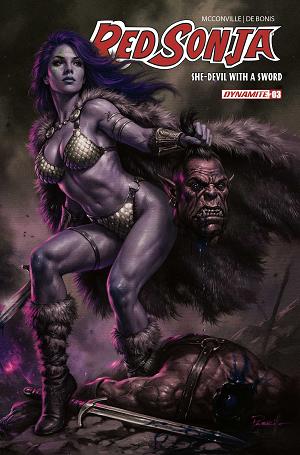 Red Sonja She Devil With A Sword #3 CVR L CVR L LUCIO PARRILLO ULTRAVIOLET cover