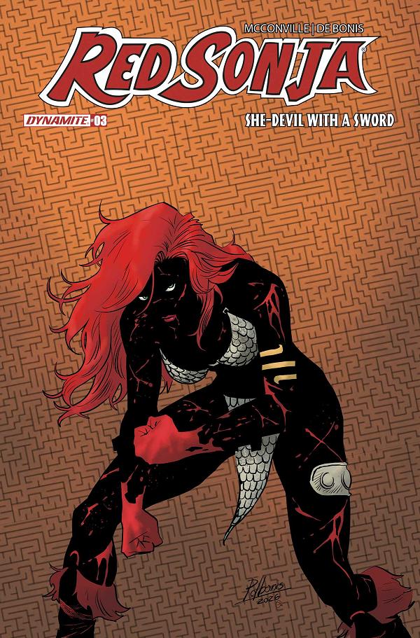 Red Sonja She Devil With A Sword #3 CVR M CVR M PABLO DE BONIS ABSOLUTE HOMAGE cover