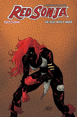 Red Sonja She Devil With A Sword #3 CVR M CVR M PABLO DE BONIS ABSOLUTE HOMAGE cover