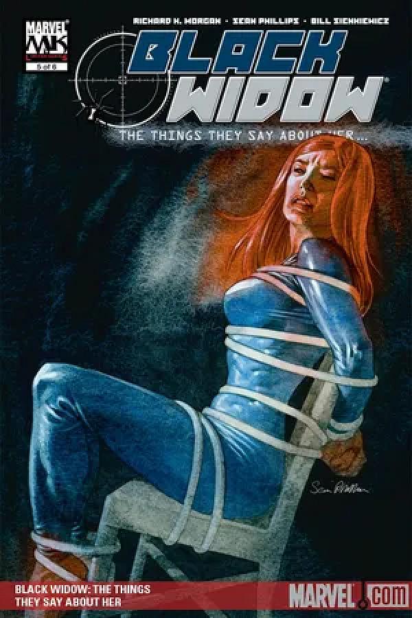 Black Widow: The Things They Say About Her #5  cover
