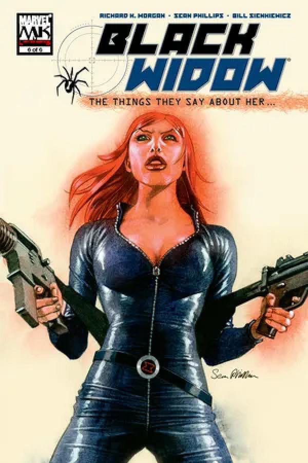 Black Widow: The Things They Say About Her #6  cover