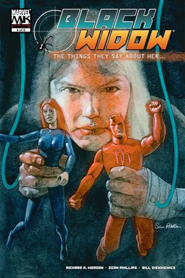 Black Widow: The Things They Say About Her #4  cover