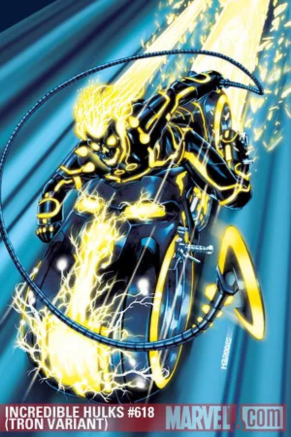 Incredible Hulks #618 (TRON cover