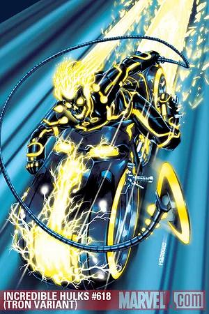 Incredible Hulks #618 (TRON cover