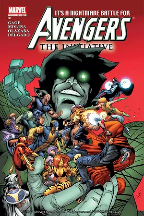 Avengers: The Initiative #30 cover