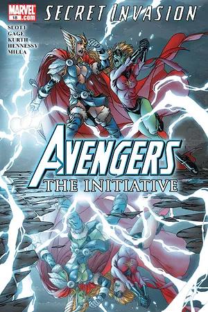 Avengers: The Initiative #18 cover
