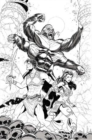 Altered States Warlords #2 CVR L CVR L INC 1:7 MARIANO BENITEZ CHAPO LINE ART VIRGIN cover