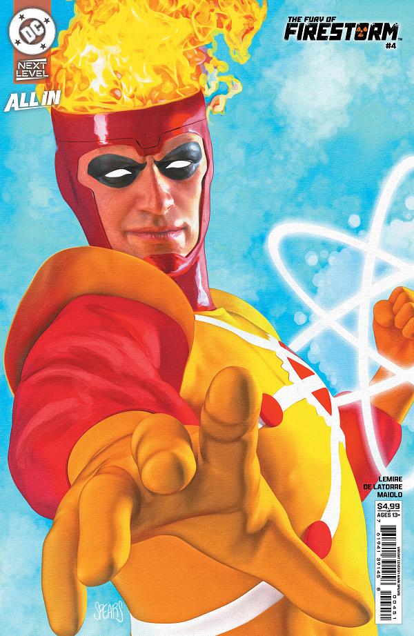 Fury Of Firestorm #4 CVR E (OF 8) CVR E MARK SPEARS CARD STOCK cover
