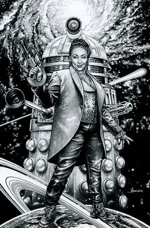 Doctor Who Circuit Breaker #1 CVR F (OF 2) CVR F JAY ANACLETO VIRGIN INKS CARDSTOCK cover