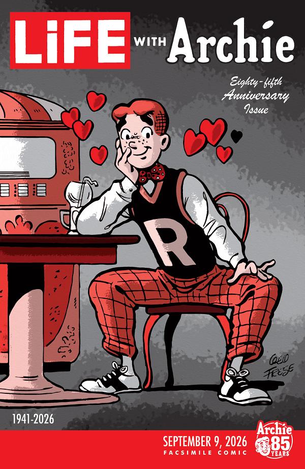 Life With Archie #1 CVR E FACSIMILE CVR E GEORGE FRESE FOIL LIFE MAGAZINE cover