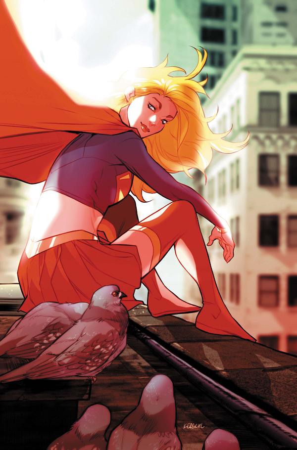 Supergirl #17 CVR B CVR B KARL KERSCHL CARD STOCK cover