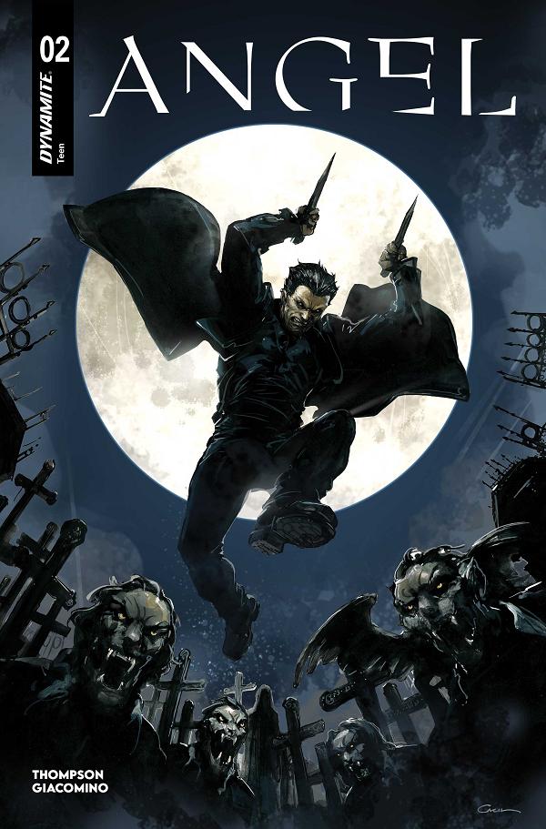 Angel #2 variant cover by Clayton Crain