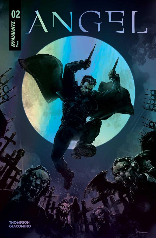 Angel #2 variant cover by Clayton Crain