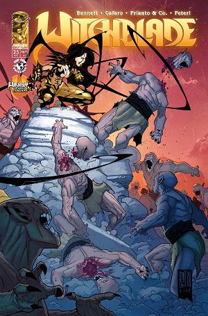 Witchblade #25 CVR C CVR C PAT BOUTIN & STEVE FIRCHOW CONNECTING WITCHBLADE TEAM UP cover