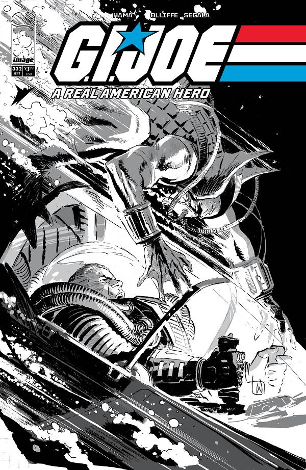 G.I. Joe: A Real American Hero #332 CVR B CVR B LEE WEEKS B&W cover