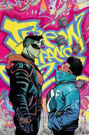 Teen Titans #1 CVR G CVR G INC 1:25 SANFORD GREENE CARD STOCK cover
