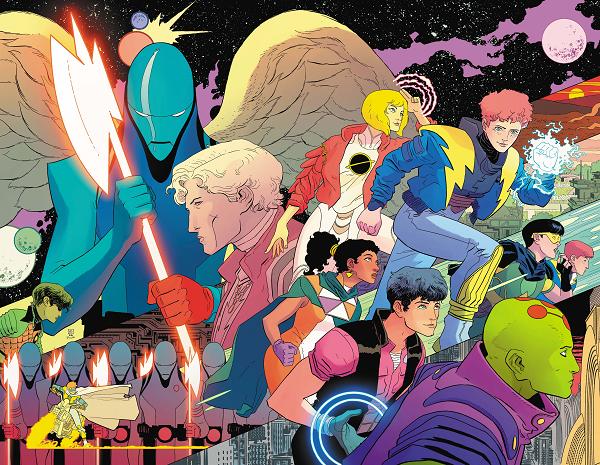 Legion Of Super-Heroes #1 CVR A HAYDEN SHERMAN WRAPAROUND cover