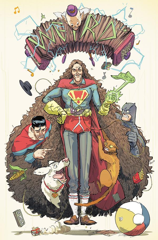 Batman Superman Weird Al Worlds Weirdest #1 CVR C (ONE SHOT) CVR C RILEY ROSSMO CARD STOCK cover